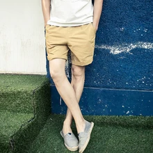 Мужские хлопчатобумажные шорты летние повседневные мужские шорты-бермуды в полоску уличная мужская одежда Японская уличная хип хоп Повседневная полиэстер