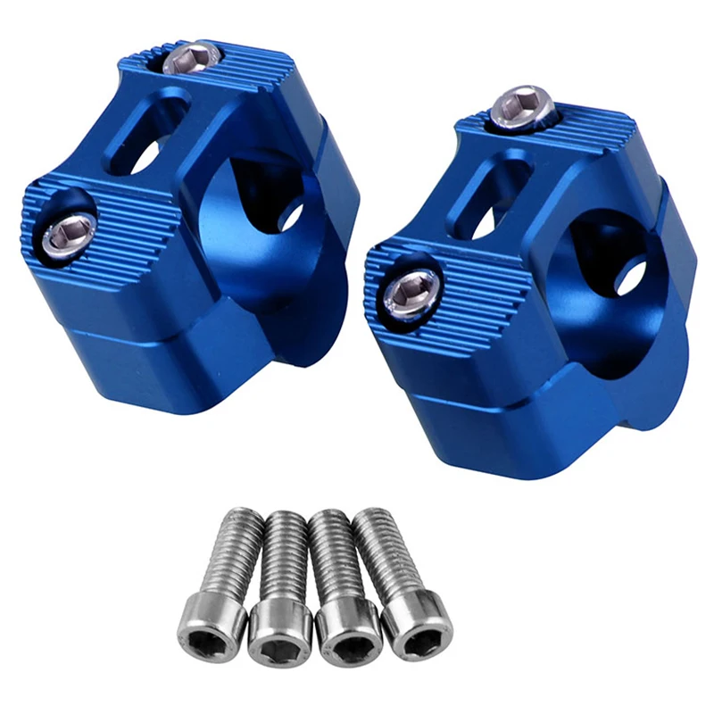 Motorcycle 1 1/8 inch Cnc Aluminum Handlebar Risers 28Mm Adjustable Bar Clamps Universal for Exc Yzf Crf Klx Dirt Pit Bike