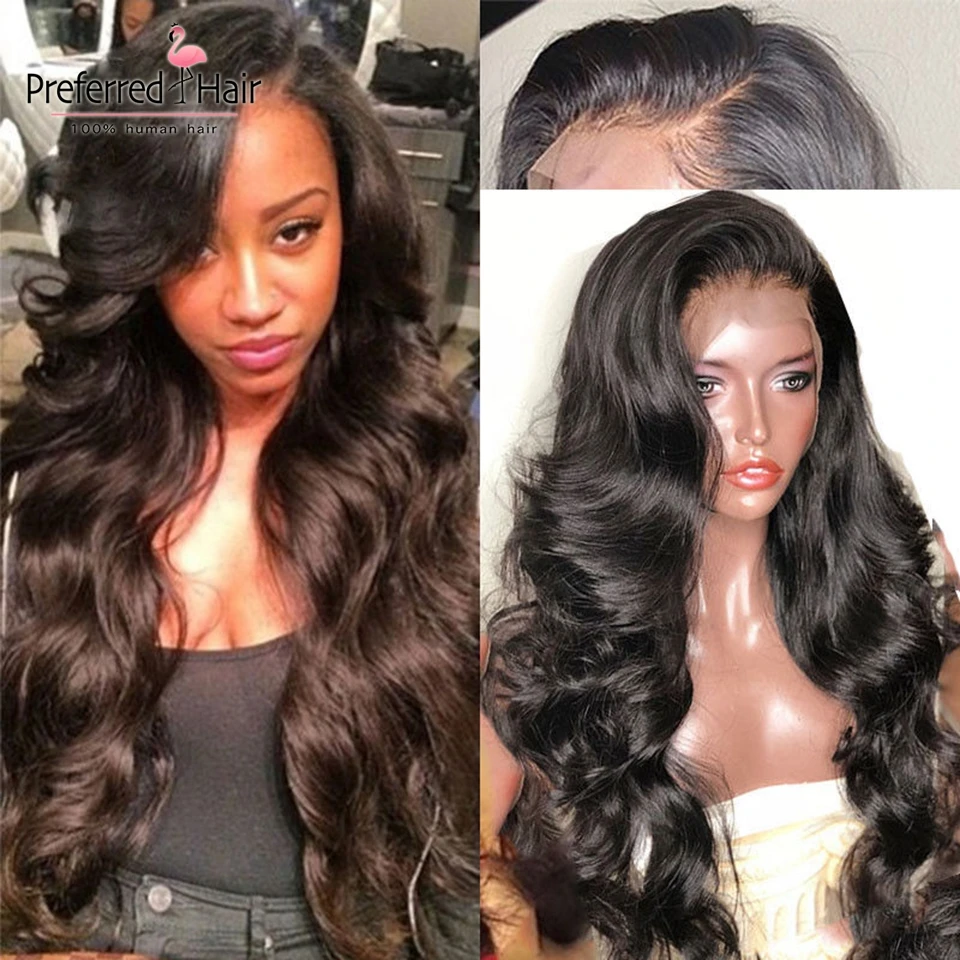 body wave lace front wig