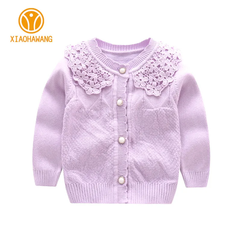 O Neck Baby Girls Sweater Long Sleeve Baby Sweaters Knitted Cotton Infant Coat Girls Cardigan Sweaters 2017 Baby Girls Clothing (5)