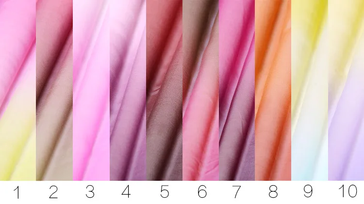 

Silk georgette gradient fabric 8mm