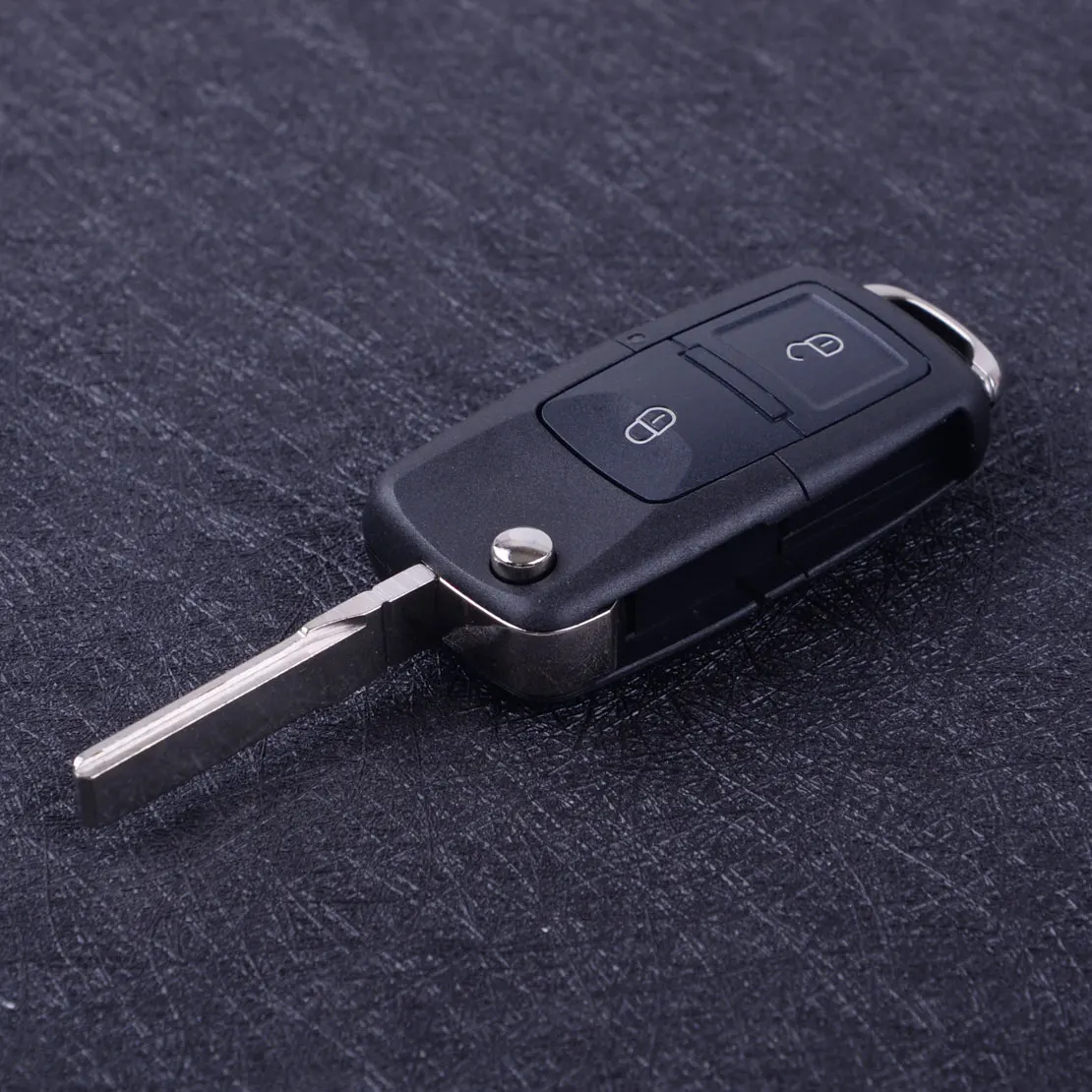 

CITALL 2 Button Car Floding Flip Blank Remote Key Case Shell Fob For VW Bora Golf Passat Polo Skoda Octavia Alhambra Toledo Leon