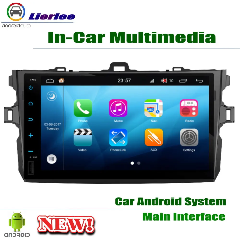 Flash Deal Car Android Player For Toyota Corolla (E140) Sedan 2006~2013 9" IPS LCD Screen GPS Navigation System Radio Audio Video 1