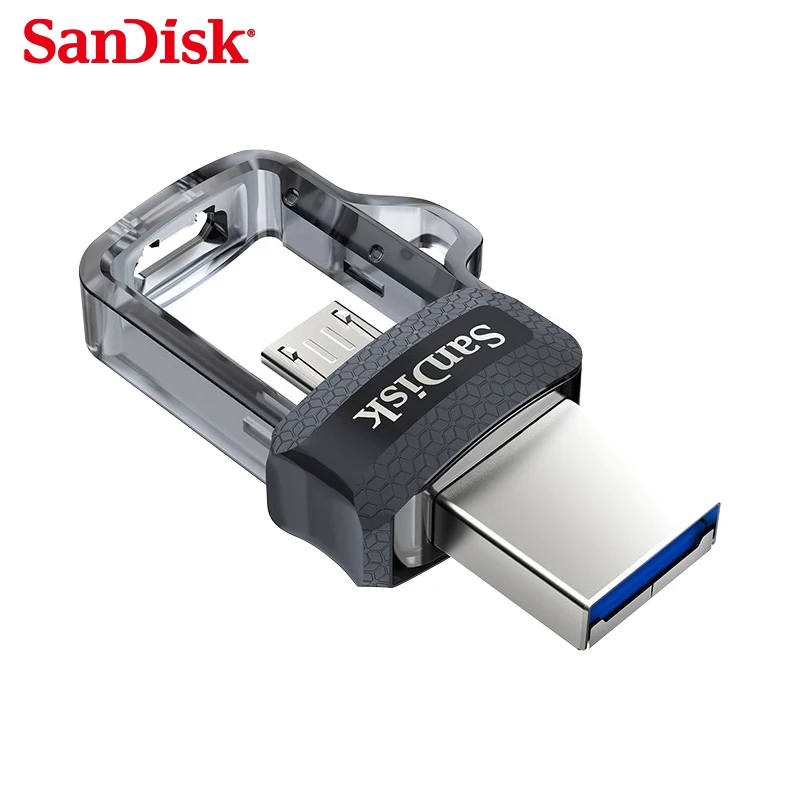 Sandisk Mini USB 3,0 двойной OTG USB флэш-накопитель 16 ГБ 32 ГБ, 64 ГБ и 128 ГБ PenDrives USB3.0 высокая скорость до 150 м/с для телефона Android