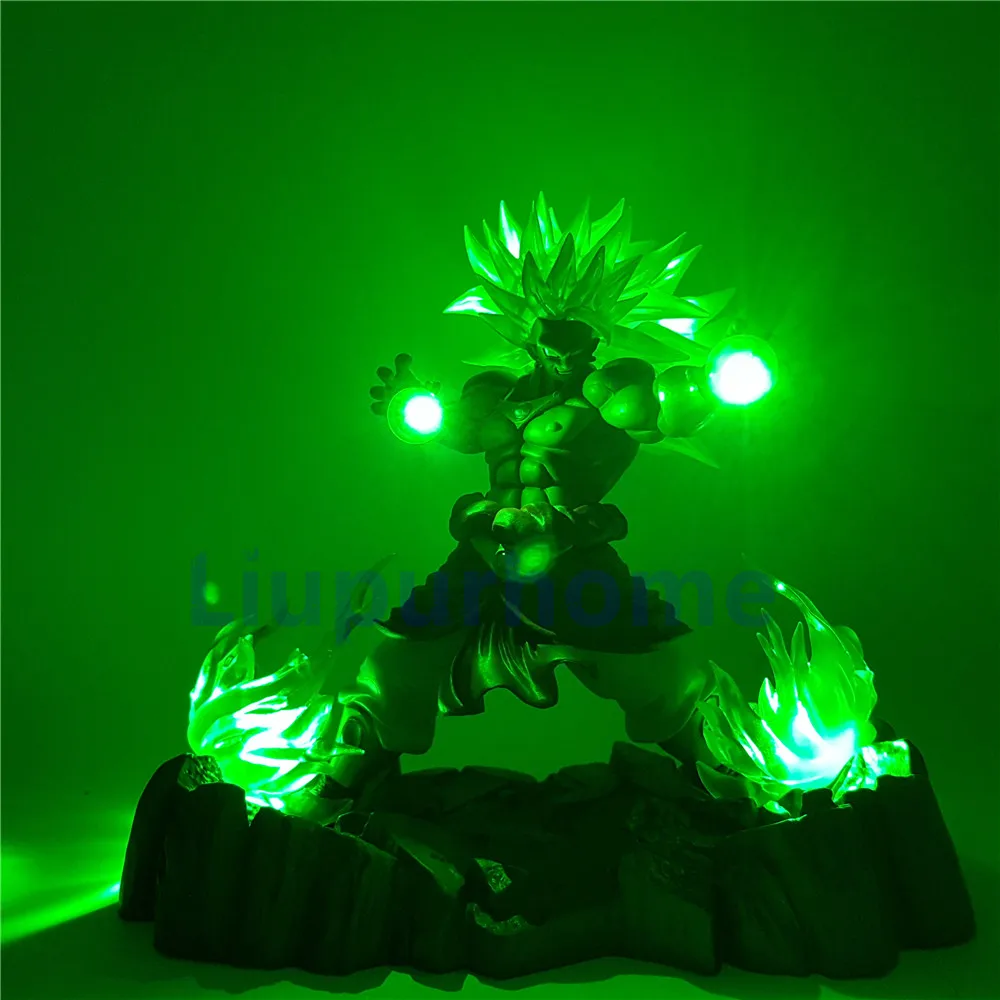 Broly светодиодный светильник супер сайян Жемчуг дракона фигурки головной ing ПВХ