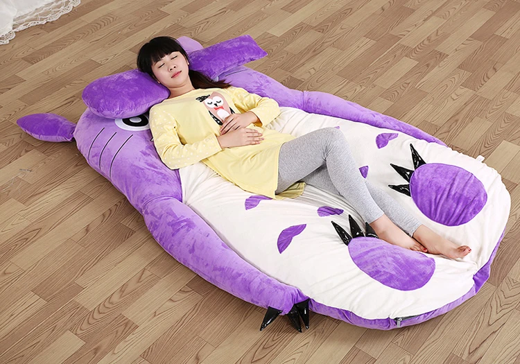2016 200*120cm Giant Large Totoro Bed Sofa Soft Plush Memory Foam