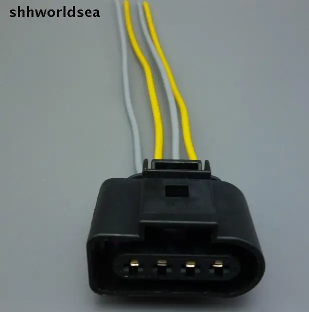 Shhworldsea 4 Way female 4B0973724 Автомобильная Катушка зажигания Штекерный соединитель для