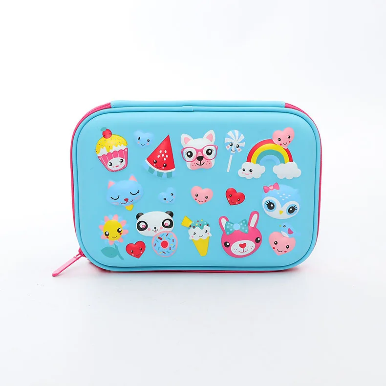 Kawaii школьный пенал с милой совой уголовного Pencilcase для девочек и мальчиков ручка сумки Ева дети печать многофункциональный коробка