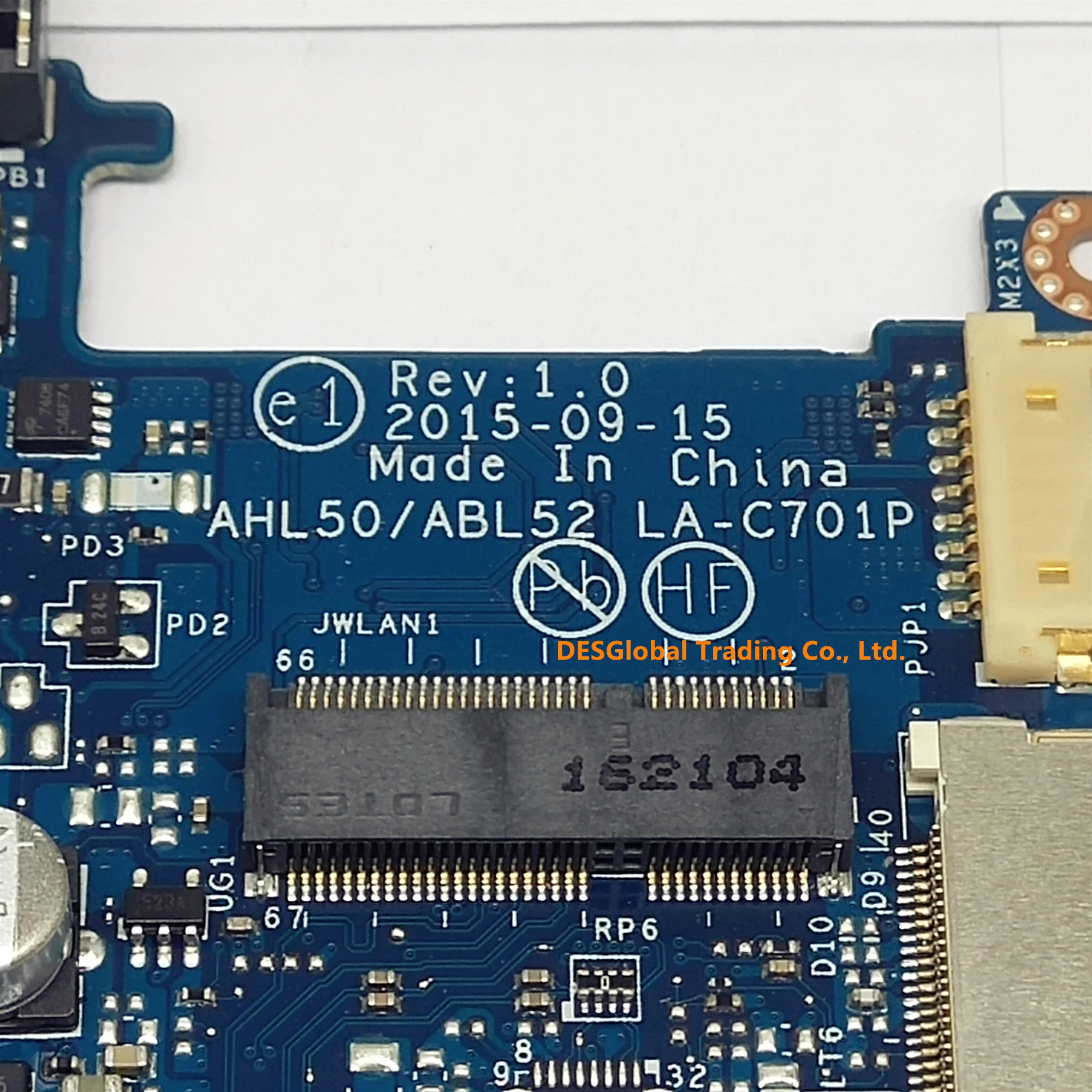 buy  For HP Notebook 15-AC Laptop Motherboard I5-5200U AHL50/ABL52 LA-C701P 815245-001 815245-501 Mainbo
