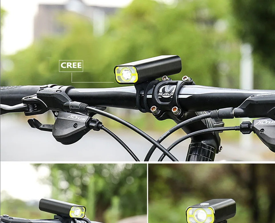 Best Usb Rechargeable Bike Light Front Handlebar Cycling Led Light Battery Flashlight Torch Headlight Bicycle Accessories 10