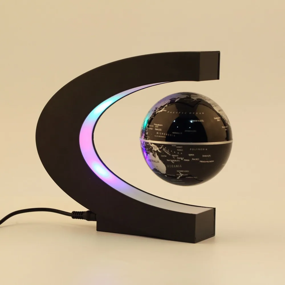 

1Pcs Decor Home Electronic Magnetic Levitation Floating Globe Antigravity magic/novel light BXmas Decoration Santa Birthday Gift