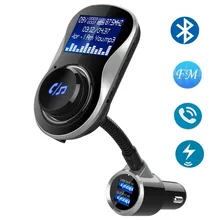 Bluetooth FM usb адаптер для автомобиля, HIPPIH беспроводной fm-передатчик приемник, двойной USB Автомобильное зарядное устройство, автомобильный радиоадаптер