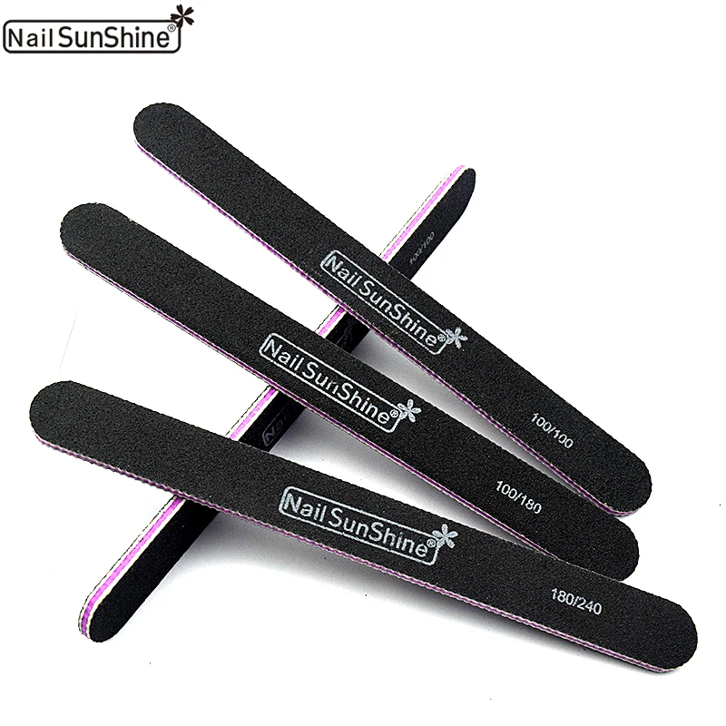 5pcs Nail File Nagelvijl 100/180/240 Sandpaper Nail Art Files Pedicure