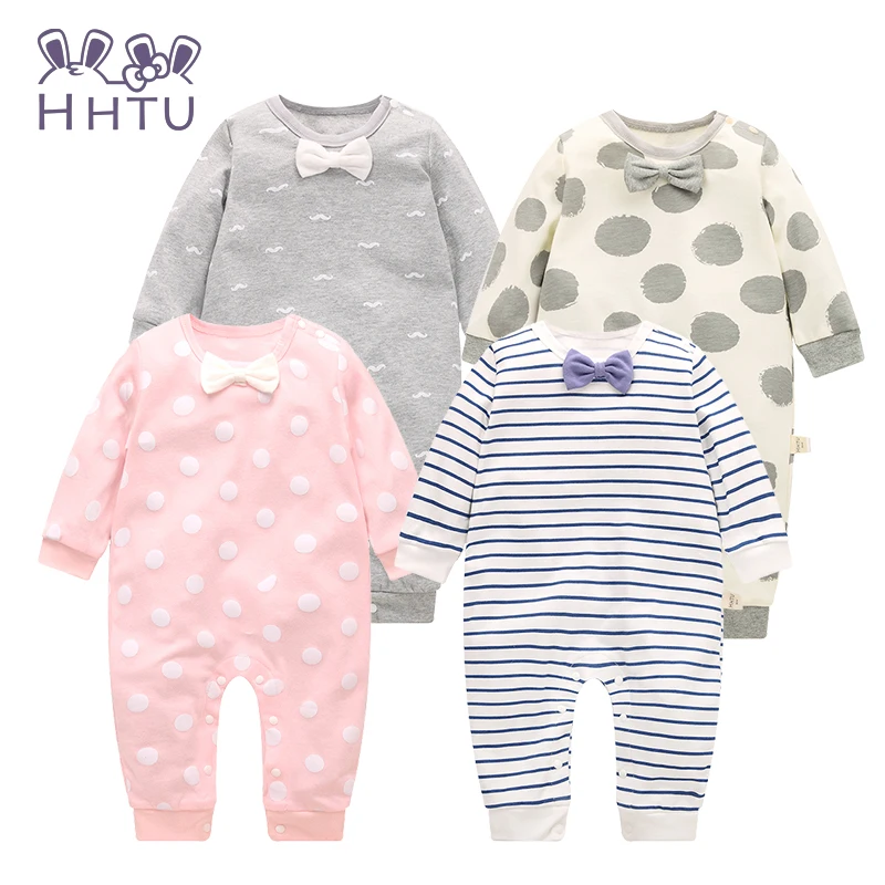 HHTU Baby font b Rompers b font Long Sleeve Baby Girls Clothing Jumpsuits font b Children