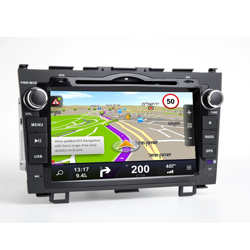 Excellent IPS 1024*600 Car Radio Multimedia Player 8" Android9.0 Auto DVD Radio navigation for Honda CRV 2007-2011 stereo wifi navi gps 5