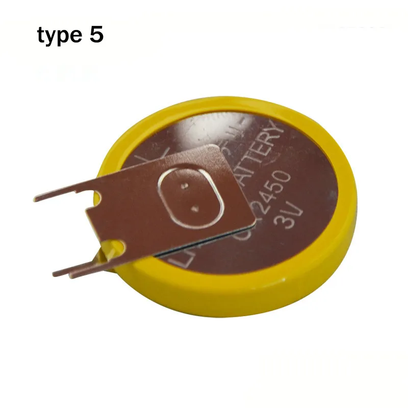 2x CR2450 550 мАч кнопочные батареи 3 в 180 градусов 3 фута сварочные припои булавки Bluetooth аксессуары для часов 2450 батарея для монет