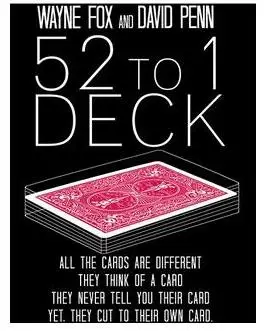 

The 52 to 1 Deck by Wayne - Magic