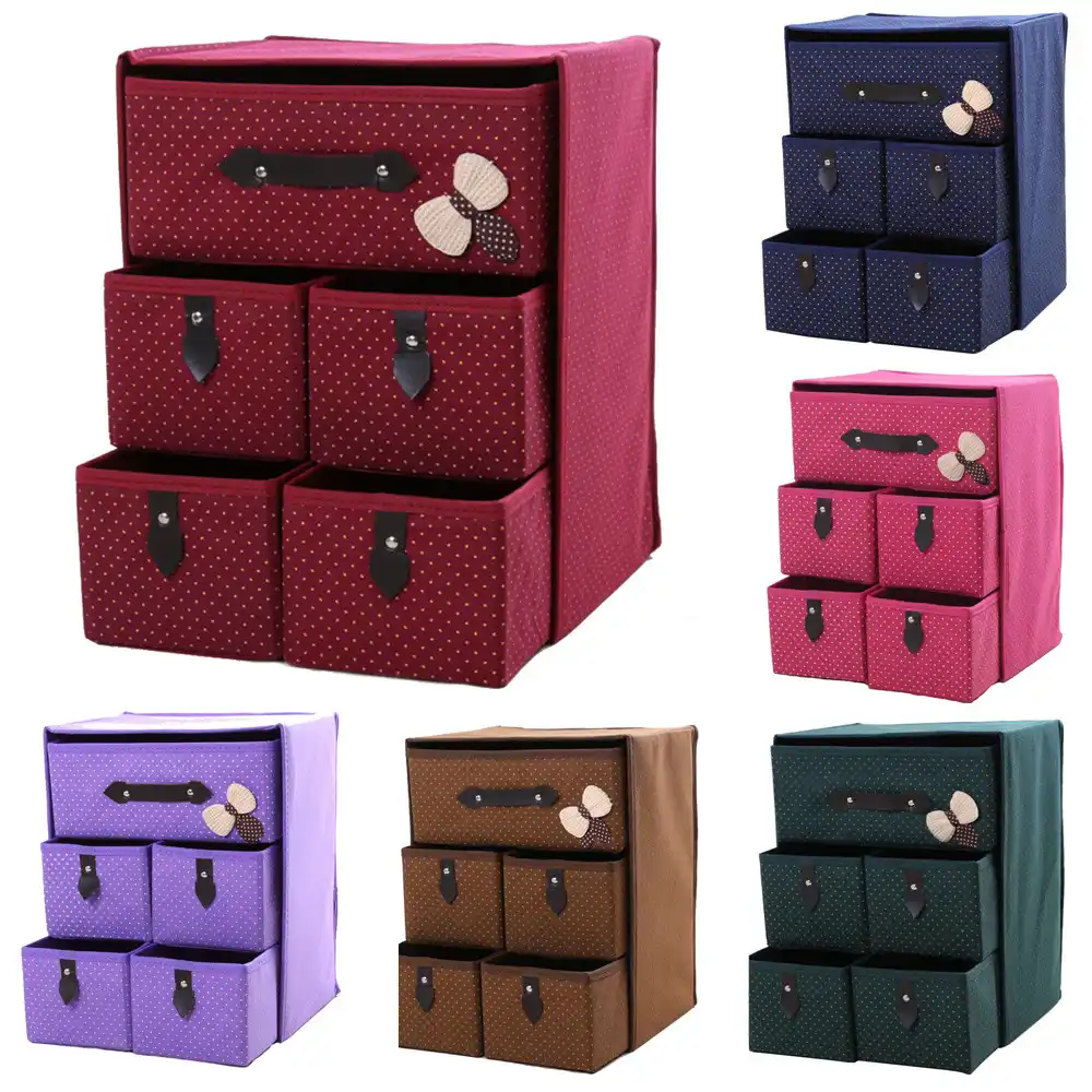 Foldable Moisture Proof Space Clothes Cosmetics Makeup Organizers