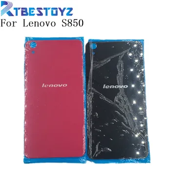 

RTBESTOYZ Original S850T Rear Door Housing Case For Lenovo S850 Back Glass Battery Cover With STICKER Adhesive