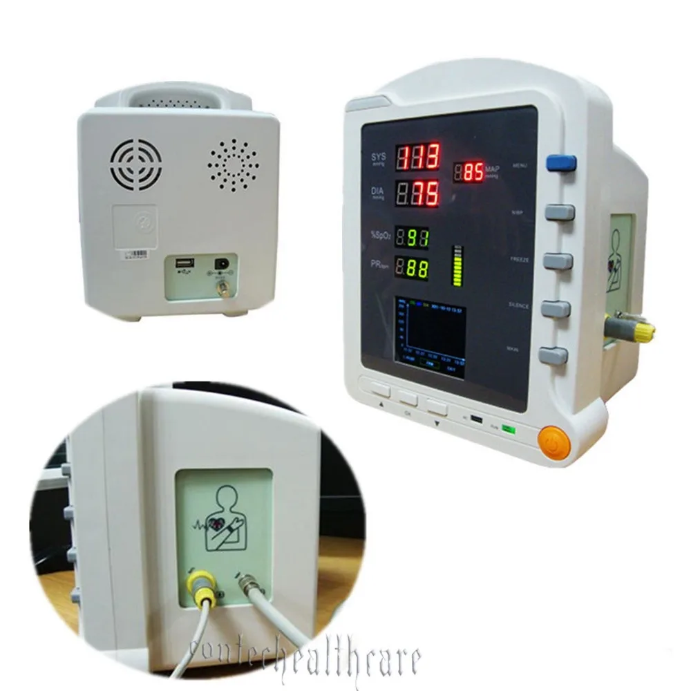

HOT SALE Handheld CE 2.8" TFT LCD Vital sign NIBP SPO2 PR patient monitor,CE,FDA