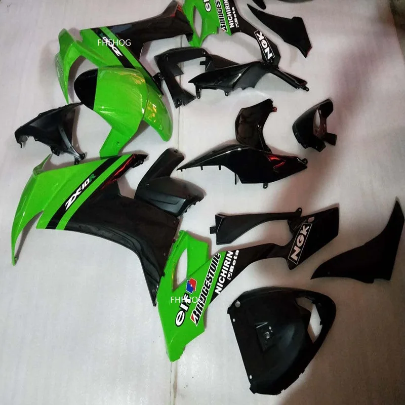 Зеленый/черный ZX10R 08 10 наборы обтекателей бодикон Cowling корпус ABS пластик для Kawasaki