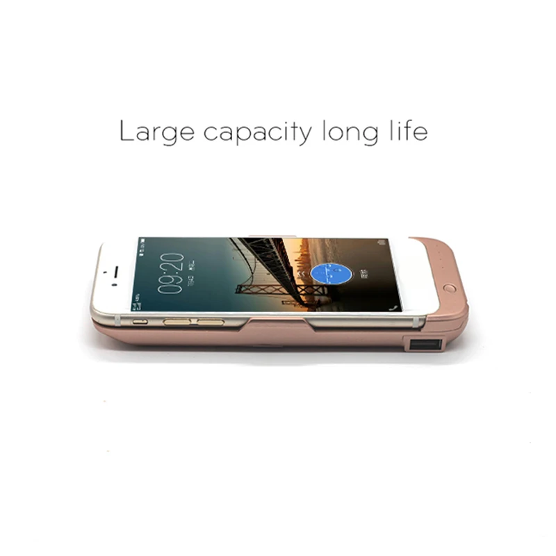 Чехол для iphone 7 6s 6 Plus перезаряжаемый переносной аккумулятор чехлы зарядного