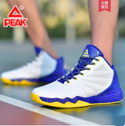 

basketball shoes men's shoes 2018 summer new student boots in the breathable wear-resistant black sports shoes Peak
