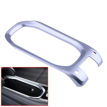 

DWCX ABS Chrome Plated Car Interior Cup Holder Panel Cover Trim Frame fit for Honda Vezel / HR-V 2014 2015 2016 2017 2018