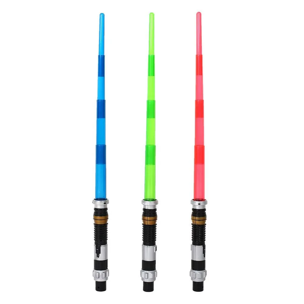

COOLPLAY Star Wars The Force Awakens Telescopic LED Lightsaber Sword Scalable Cosplay Darth Vader Action Figure Toys