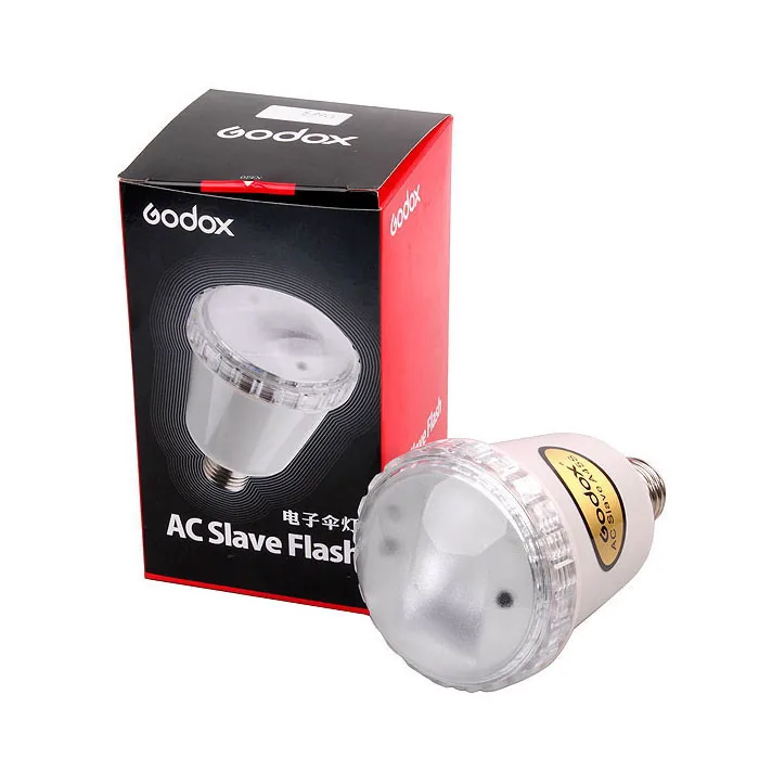 Стробоскопический светильник Godox A45S для фотостудии E27 с винтом AC Slave Flash Strobe Bulb 220V 110V