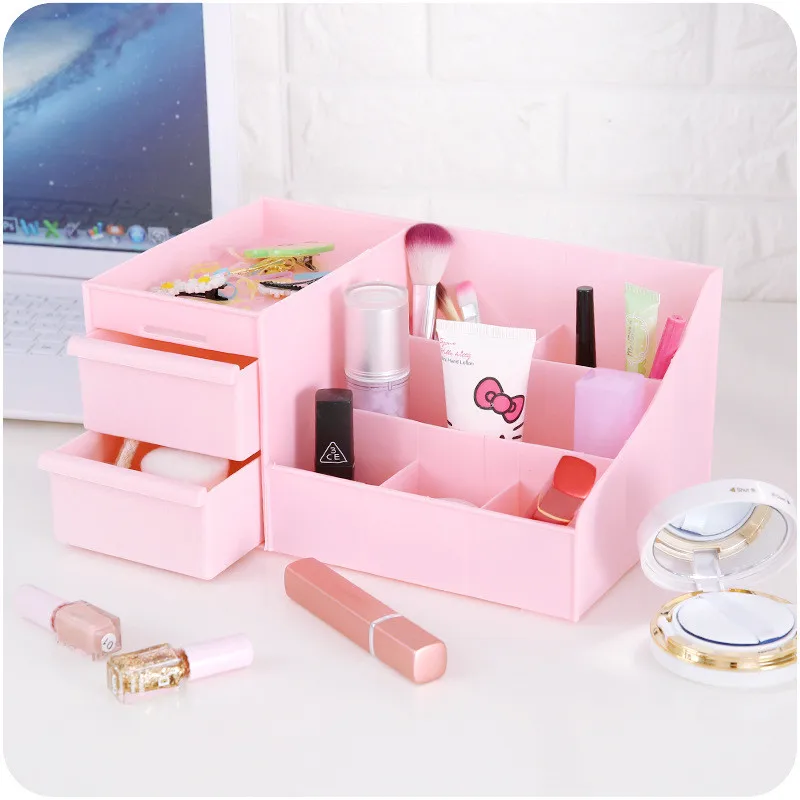 Jewelly صندوق تخزين es العملي انفصال DIY رشاقته البلاستيك مخزن للمكياج والمجوهرات مربع منظم أدوات التجميل درج تخزين Jewelly صندوق تخزين es العملي انفصال DIY رشاقته البلاستيك مخزن للمكياج والمجوهرات مربع منظم أدوات التجميل درج تخزين