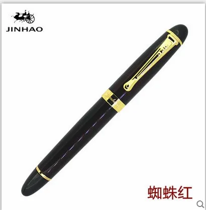 JINHAO X450 advanced авторучка 18 К GP наконечник чернилами 23 цветов, можно выбрать упаковка с черная ручка коробки Горячая распродажа - Цвет: X