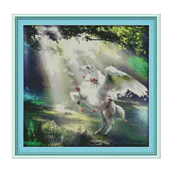 

Wholesale Needlework,Stitch,11CT 14CT Cross Stitch,Sets For Embroidery Kits,The keeper of the Forest Cross-Stitching