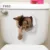 Cute Kitten Toilet Stickers Wall Decals 3d Hole Cat Animals Mural Art Home Decor Refrigerator Posters 29