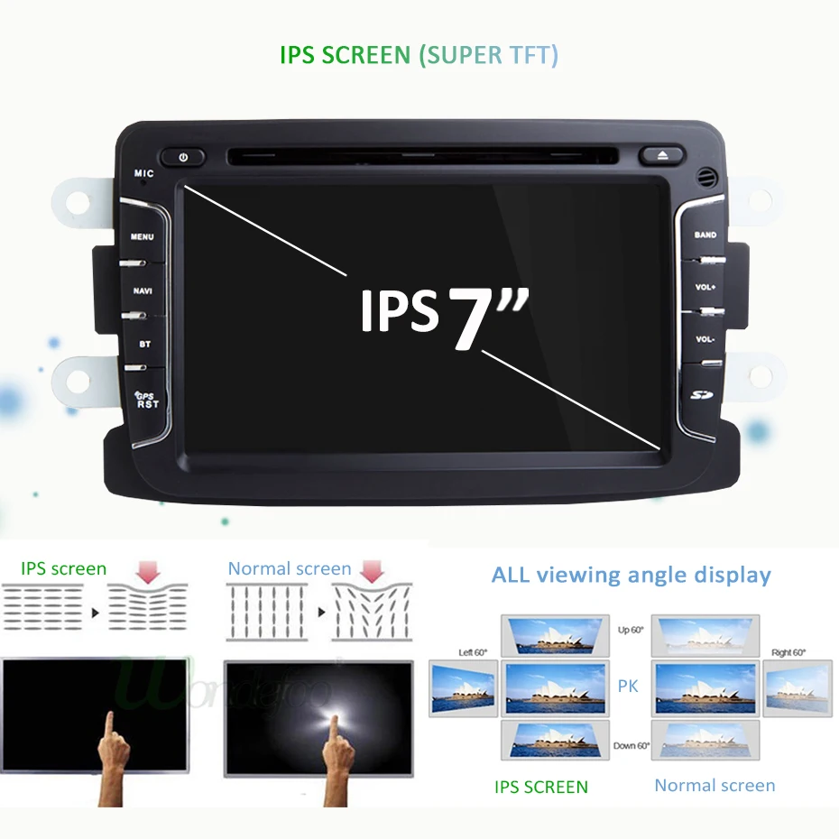 Discount IPS DSP Android 9.0 64G Radio GPS For Dacia Sandero Duster Captur Lada Xray 2 Logan 2 Navigation Screen DVD PLAYER RECEIVER PC 4