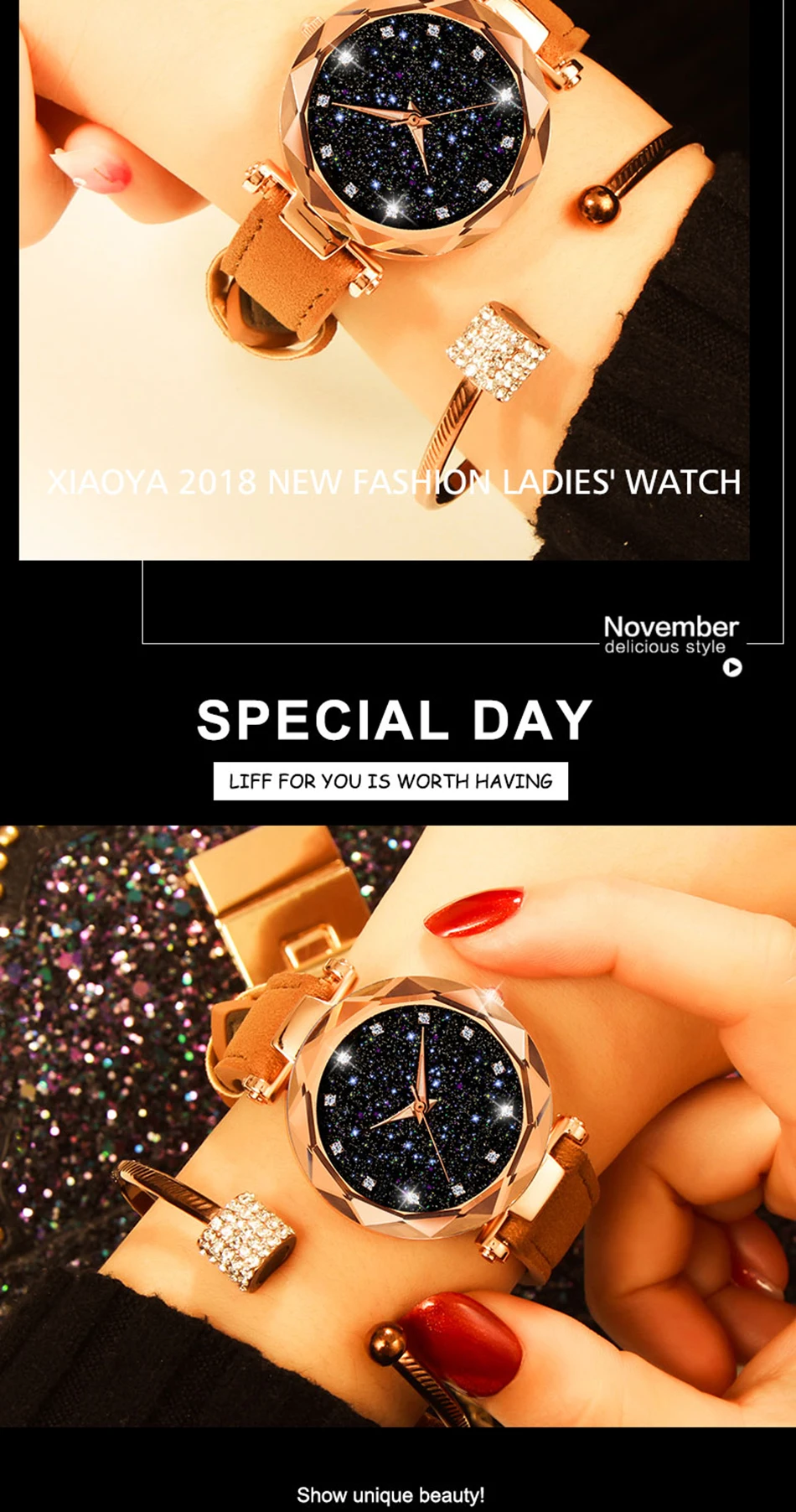rose gold watch  (8)