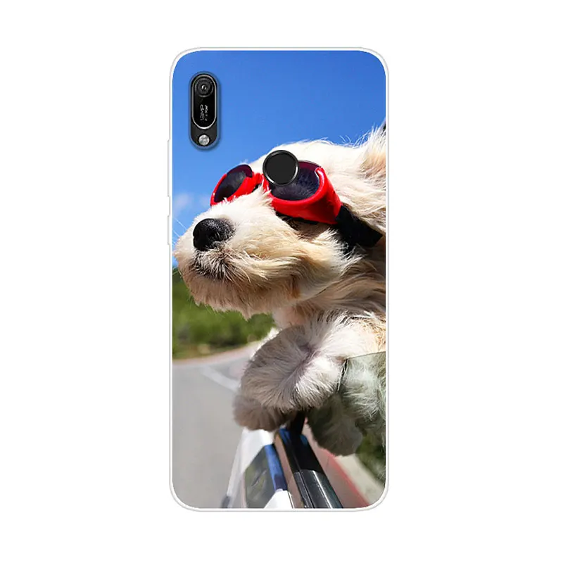 Чехол для Huawei Y6 2019 чехол силиконовый из ТПУ мягкий телефона тонкий 6 Prime