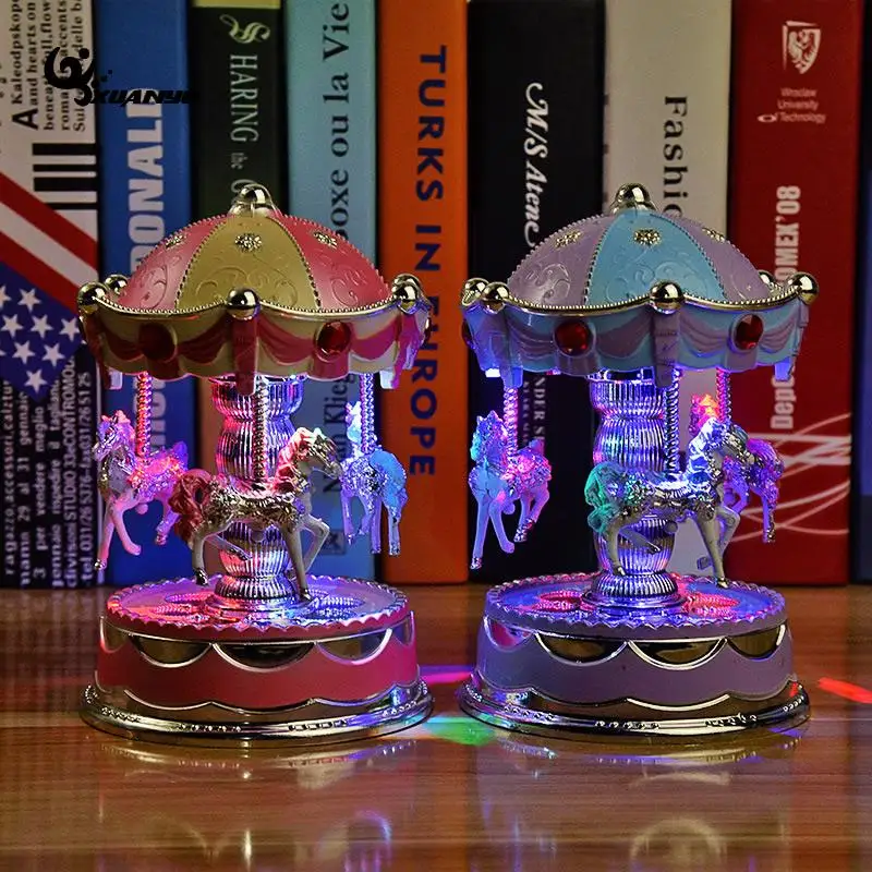 Buy Romantic Illuminate Spinning Musical Box For