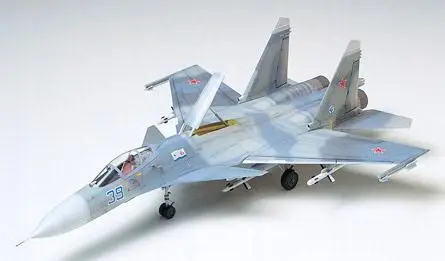 

DIY Assembly Model 60757 1/72 Russia SU - 27 b2 fighter jets Blocks Kits