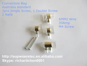 

Australia standard screw power wire connector Pack