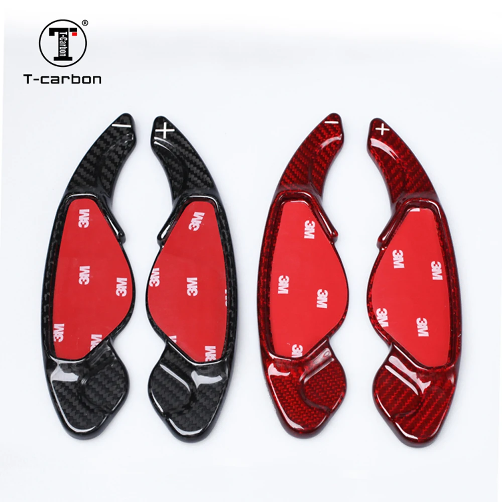 

Car Styling Carbon Fiber Steering Wheel Paddle Shifters Shift Extension For Land Range Rover Discovery Sport Evoque Jaguar XE XJ