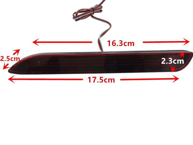 Отражатель светодиодный задний бампер стоп-сигнал указателя поворота светильник для Toyota Wish Sienna Camry Verso harrier
