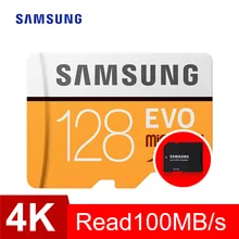 SAMSUNG Micro SD карта памяти 128G Micro SD карты SDHC SDXC 95Ms EVO C10 TF Транс флэш микро карта MB-MP128G0 для телефона камеры