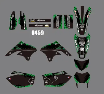 

3M 0459 Motorcycle Team Graphic Decal Stiker Kits for Kawasaki KLX450 2008-2012 dirt bike sticker for Kawasaki KLX450