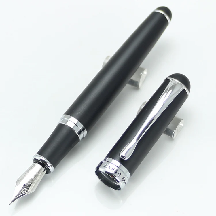 JINHAO X750 несколько Цвета серебряный зажим перьевая ручка без пенал Роскошные школьные канцелярские принадлежности письменный милые ручки - Цвет: Fountain pen 1