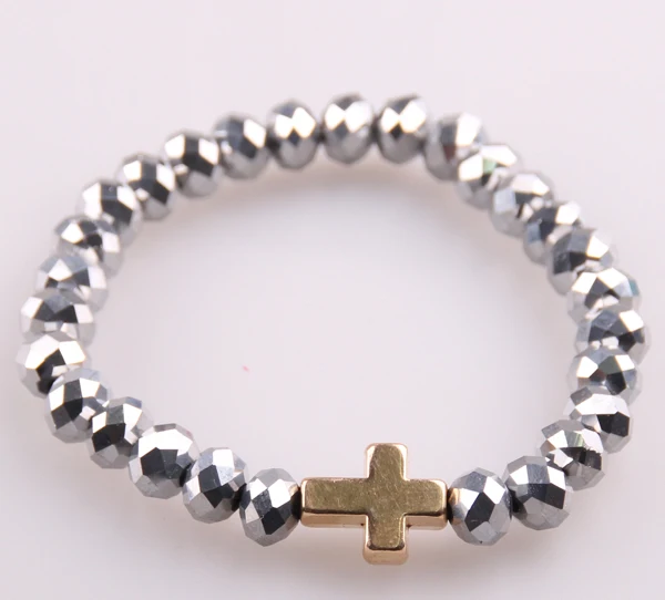 Горячая Распродажа хрустальные бусины женский эластичный браслет|bracelet glass