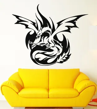 

Wall Sticker Vinyl Decal Phoenix Bird Fantasy Nursery Kids Baby Room