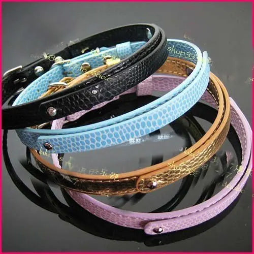 

DIY Dog Collars Marble Effects Puppy Collar Cat Collars Nice Dog Belts DIY Pet Collars 8MM 6 Colours Available