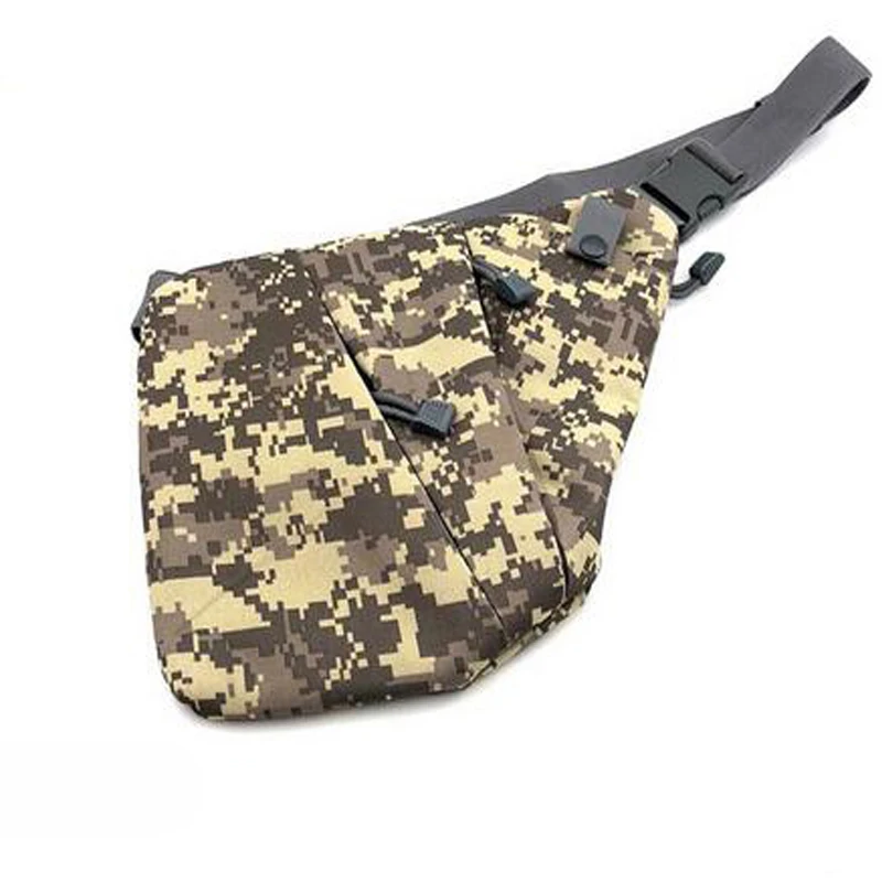 Многофункциональная сумка на плечо для мужчин, тактическая кобура для оружия, сумка, скрытая Противоугонная сумка, Левая Правая сумка на ремне нагрудная - Цвет: ACU Bag In Right