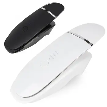 

High-end Wireless Charging Ultrasonic Vibration Skin Scrubber Blackhead Cutin Cleansing Spatula Deep Cleaning Massager Comedone